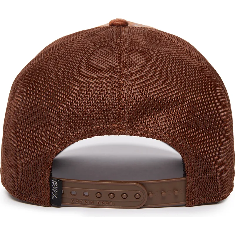 kasketter-buet-brun-snapback-the-farm-af-goorin-bros kasketter-buet-brun-snapback-the-farm-af-goorin-bros