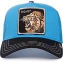 trucker-kasket-bla-og-sort-love-mighty-lion-fan-the-farm-fra-goorin-bros