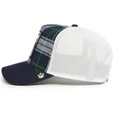 trucker-kasket-marinebla-og-hvid-ko-cash-moon-cow-uk-plaid-the-farm-fra-goorin-bros