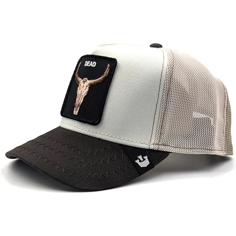 kasketter-buet-brun-snapback-the-farm-af-goorin-bros