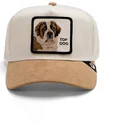 gorra-trucker-beige-hund-sankt-bernhard-top-dog-the-suede-st-bernard-the-farm-fra-goorin-bros