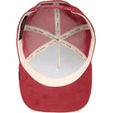 gorra-trucker-roja-toro-raging-the-suede-rager-the-farm-de-goorin-bros