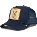 kasketter-buet-marinebla-snapback-oso-fra-peluche-the-cuddly-bear-the-farm-the-farm-af-goorin-bros