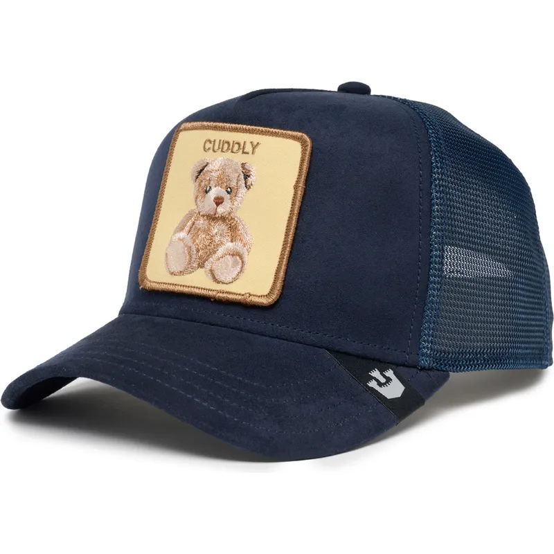 kasketter-buet-marinebla-snapback-oso-fra-peluche-the-cuddly-bear-the-farm-the-farm-af-goorin-bros
