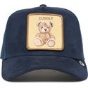 kasketter-buet-marinebla-snapback-oso-fra-peluche-the-cuddly-bear-the-farm-the-farm-af-goorin-bros
