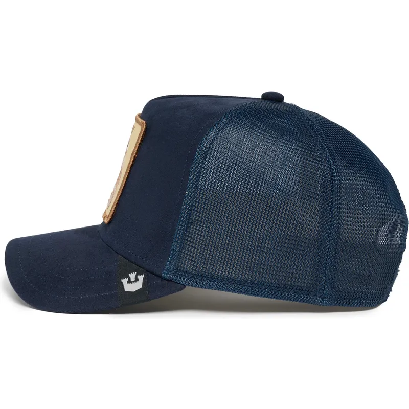 kasketter-buet-marinebla-snapback-oso-fra-peluche-the-cuddly-bear-the-farm-the-farm-af-goorin-bros