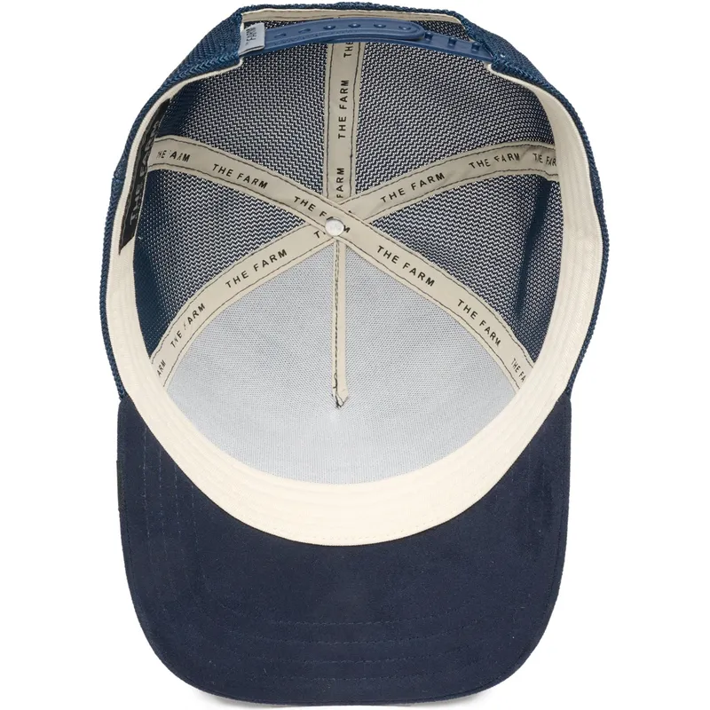 kasketter-buet-marinebla-snapback-oso-fra-peluche-the-cuddly-bear-the-farm-the-farm-af-goorin-bros
