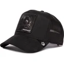goorin-bros-the-farm-panter-sort-trucker-kasket-the-suede-panther-blacked-out