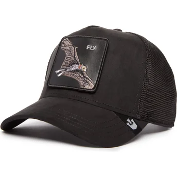 Goorin Bros Gorra trucker sorte flagermus Fly The Suede Bat Blacked Out The Farm.