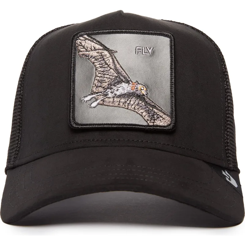 trucker-kasket-sort-flagermus-fly-the-suede-bat-blacked-out-the-farm-fra-goorin-bros