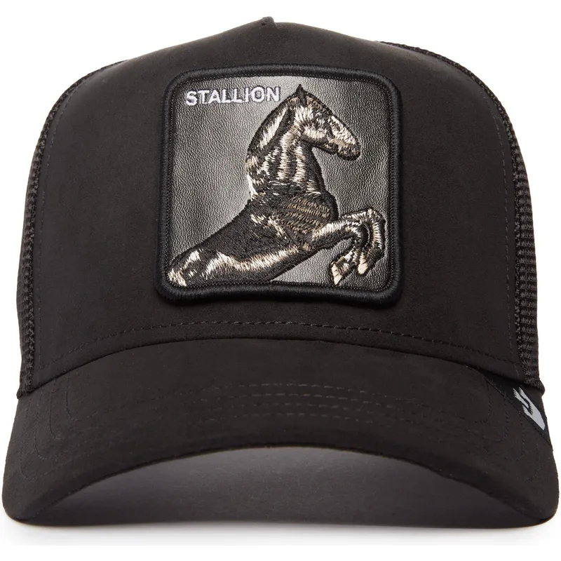 kasketter-buet-sort-snapback-the-farm-af-goorin-bros