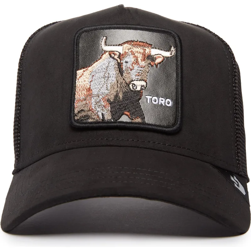 trucker-kasket-sort-tyr-the-suede-bull-blacked-out-the-farm-fra-goorin-bros