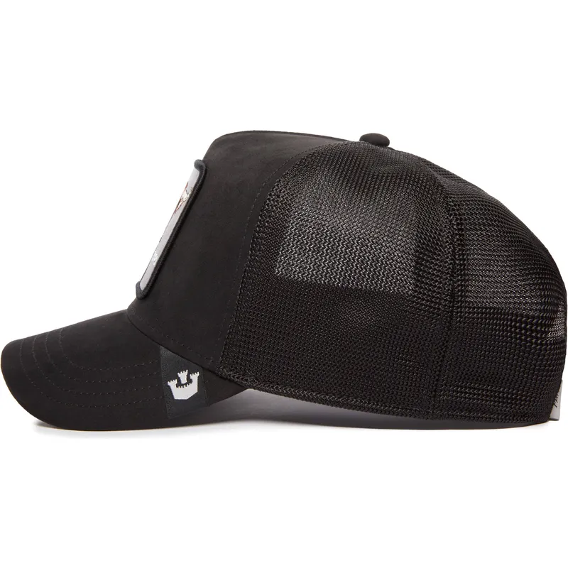 trucker-kasket-sort-tyr-the-suede-bull-blacked-out-the-farm-fra-goorin-bros