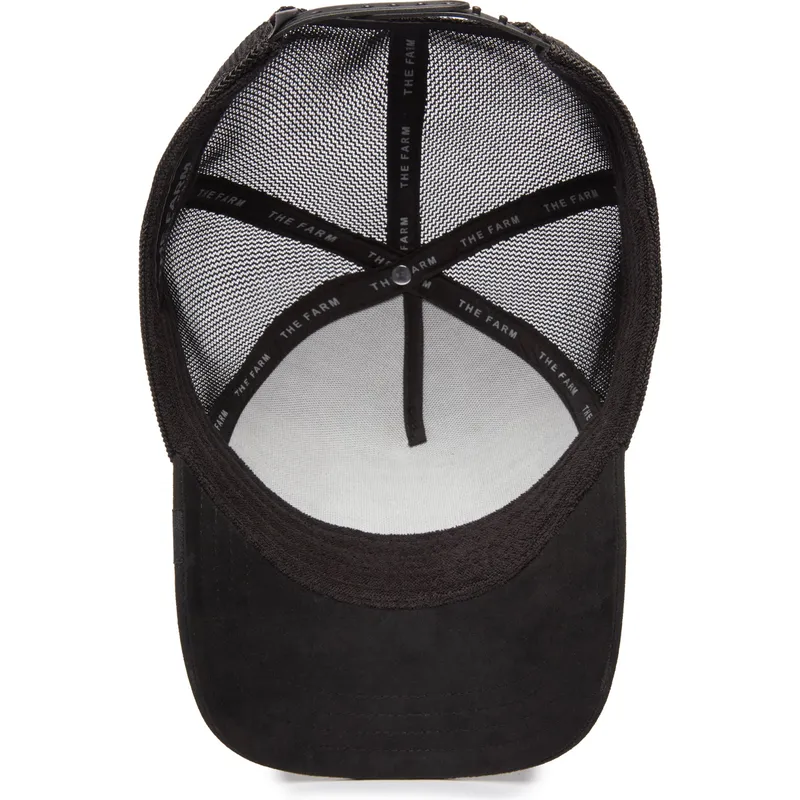 trucker-kasket-sort-tyr-the-suede-bull-blacked-out-the-farm-fra-goorin-bros