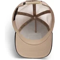 gorra-trucker-beige-og-sort-slange-the-vicious-snake-eco-brutalism-the-farm-af-goorin-bros