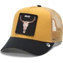 gul-og-sort-truckerkasket-okse-the-dead-skull-eco-brutalism-the-farm-fra-goorin-bros
