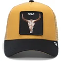 gul-og-sort-truckerkasket-okse-the-dead-skull-eco-brutalism-the-farm-fra-goorin-bros