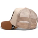 beige-og-brun-trucker-kasket-gepard-the-warrior-cheetah-big-cats-the-farm-fra-goorin-bros