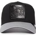 sort-og-gra-trucker-kasket-panter-the-black-panther-big-cats-the-farm-fra-goorin-bros
