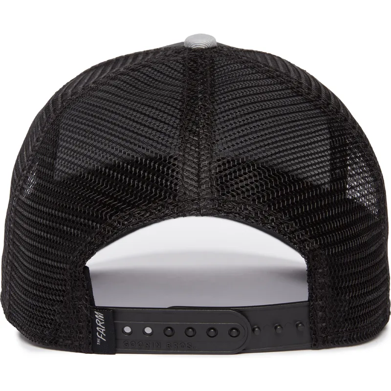 sort-og-gra-trucker-kasket-panter-the-black-panther-big-cats-the-farm-fra-goorin-bros