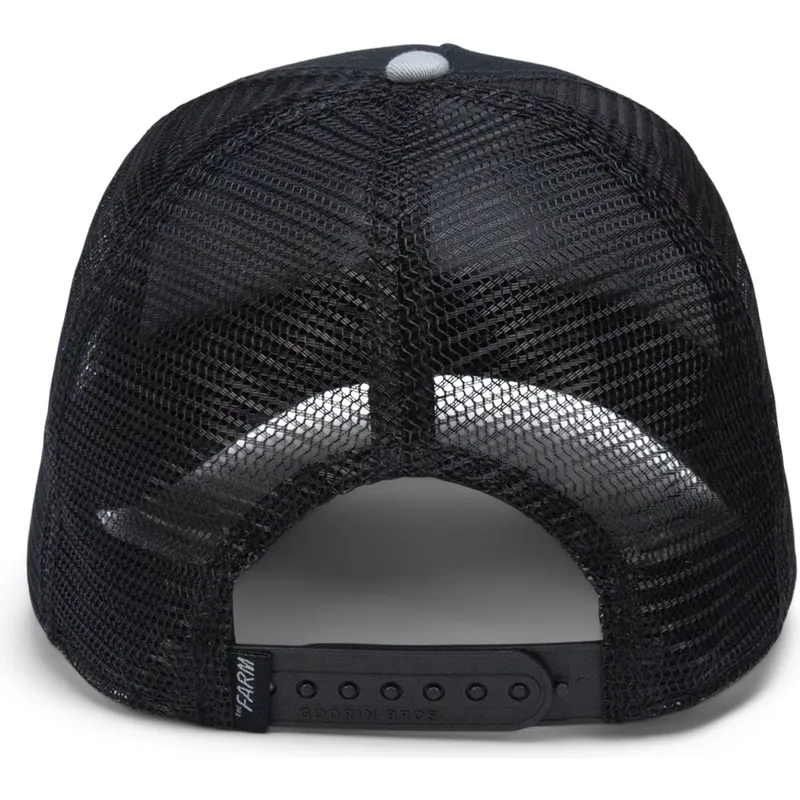 trucker-kasket-sort-og-gra-tiger-the-savage-tiger-big-cats-the-farm-fra-goorin-bros