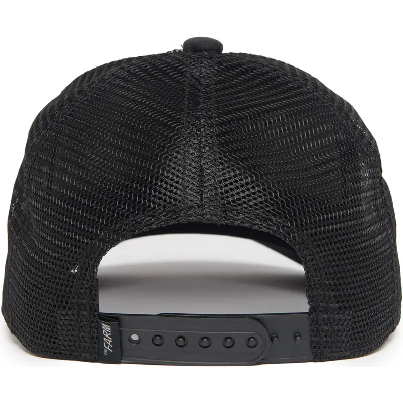 hvid-og-sort-trucker-kasket-til-dreng-pingvin-cool-tuxie-the-farm-fra-goorin-bros