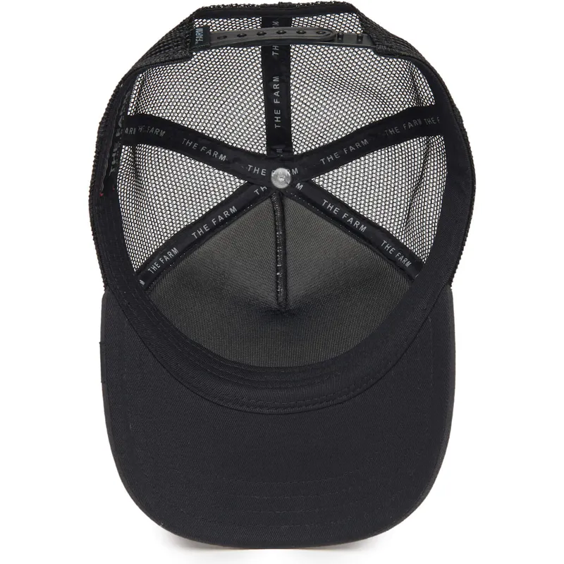 hvid-og-sort-trucker-kasket-til-dreng-pingvin-cool-tuxie-the-farm-fra-goorin-bros