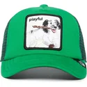 gron-trucker-kasket-til-dreng-hund-playful-playtime-the-farm-fra-goorin-bros