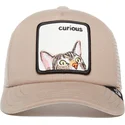 beige-trucker-kasket-til-dreng-kat-curious-what-s-that-the-farm-fra-goorin-bros
