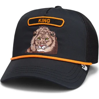 Goorin Bros' Gorra trucker sort løve King GB2 Lion The Rocker The Farm.