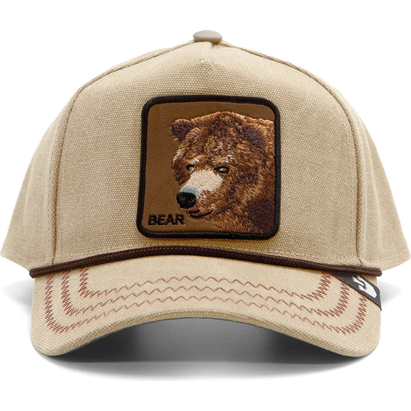 kasketter-buet-brun-snapback-the-farm-af-goorin-bros kasketter-buet-brun-snapback-the-farm-af-goorin-bros