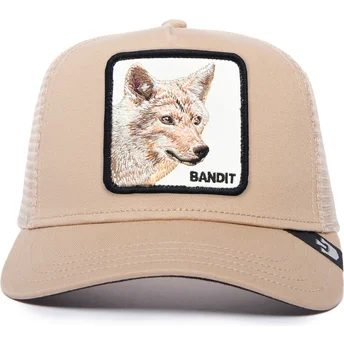Lysebrun coyote trucker kasket The Bandit Coyote The Farm fra Goorin Bros.