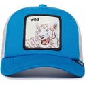 trucker-kasket-bla-og-hvid-til-dreng-tiger-wild-stripes-the-farm-fra-goorin-bros