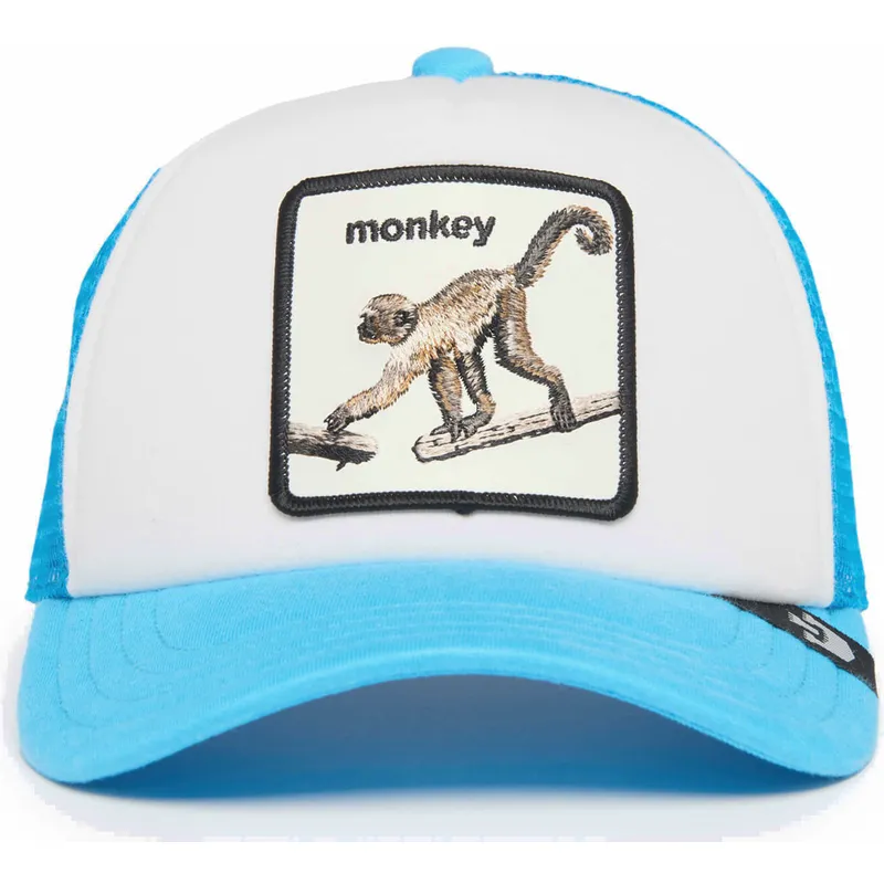 bla-trucker-kasket-til-dreng-med-abe-monkey-mo-bizness-the-farm-fra-goorin-bros