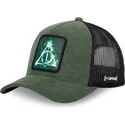 trucker-kasket-gron-og-sort-dodsregalierne-pot1-harry-potter-fra-capslab