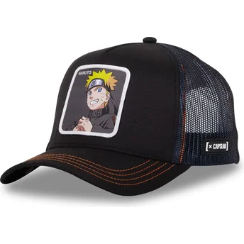 Sort Naruto GRP trucker-kasket fra Capslab