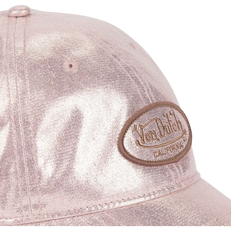 lyserod-justerbar-buet-kasket-pin-fra-von-dutch