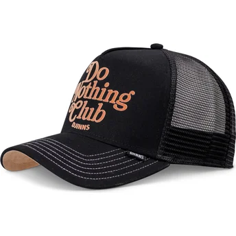 Sort truckerkasket Do Nothing Club HFT DNC 30th fra Djinns