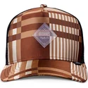 gorra-trucker-marron-y-negra-hft-shiny-check-de-djinns