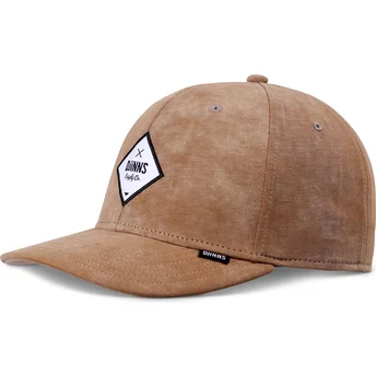 Beige TrueFit Changer snapback med buet skygge fra Djinns