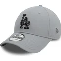 gra-justerbar-9forty-seasonal-infill-kasket-med-buet-skygge-fra-los-angeles-dodgers-mlb-af-new-era