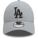 gra-justerbar-9forty-seasonal-infill-kasket-med-buet-skygge-fra-los-angeles-dodgers-mlb-af-new-era