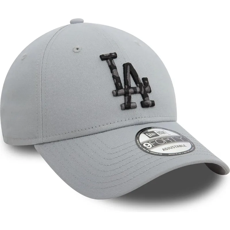 gra-justerbar-9forty-seasonal-infill-kasket-med-buet-skygge-fra-los-angeles-dodgers-mlb-fra-new-era