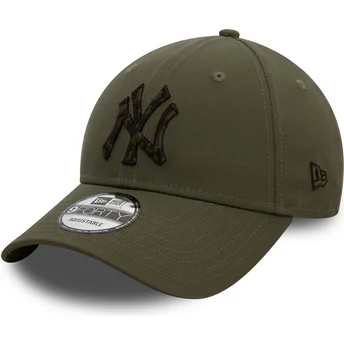 Grøn justerbar 9FORTY Seasonal Infill kasket fra New York Yankees MLB af New Era