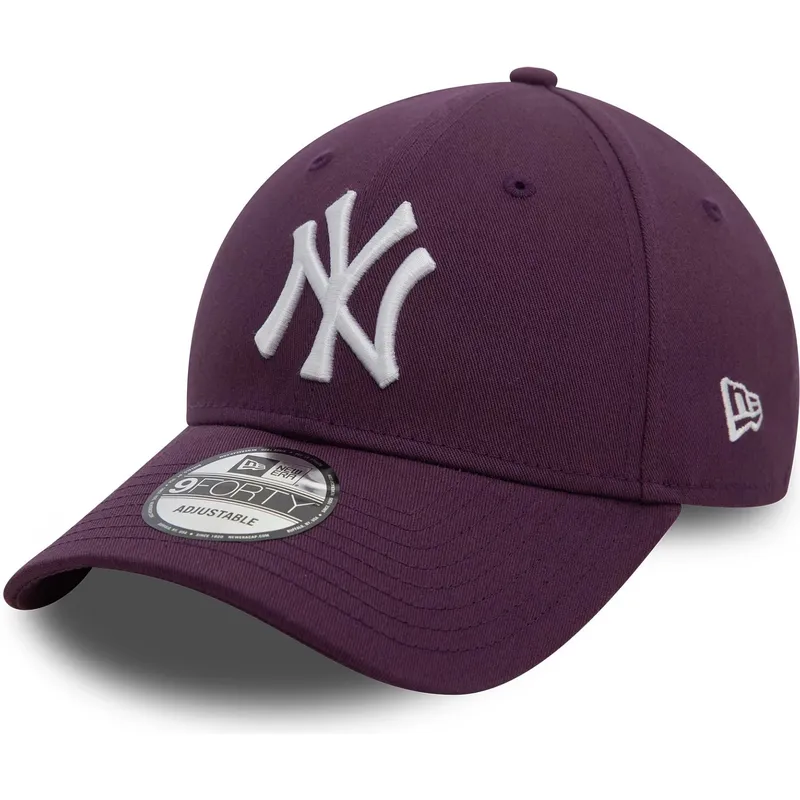 violet-justerbar-9forty-league-essential-kasket-fra-new-york-yankees-mlb-fra-new-era