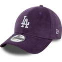 kasketter-buet-violet-justerbar-rem-9forty-cord-fra-los-angeles-dodgers-mlb-af-new-era
