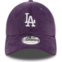 kasketter-buet-violet-justerbar-rem-9forty-cord-fra-los-angeles-dodgers-mlb-af-new-era