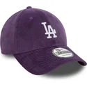 kasketter-buet-violet-justerbar-rem-9forty-cord-fra-los-angeles-dodgers-mlb-af-new-era