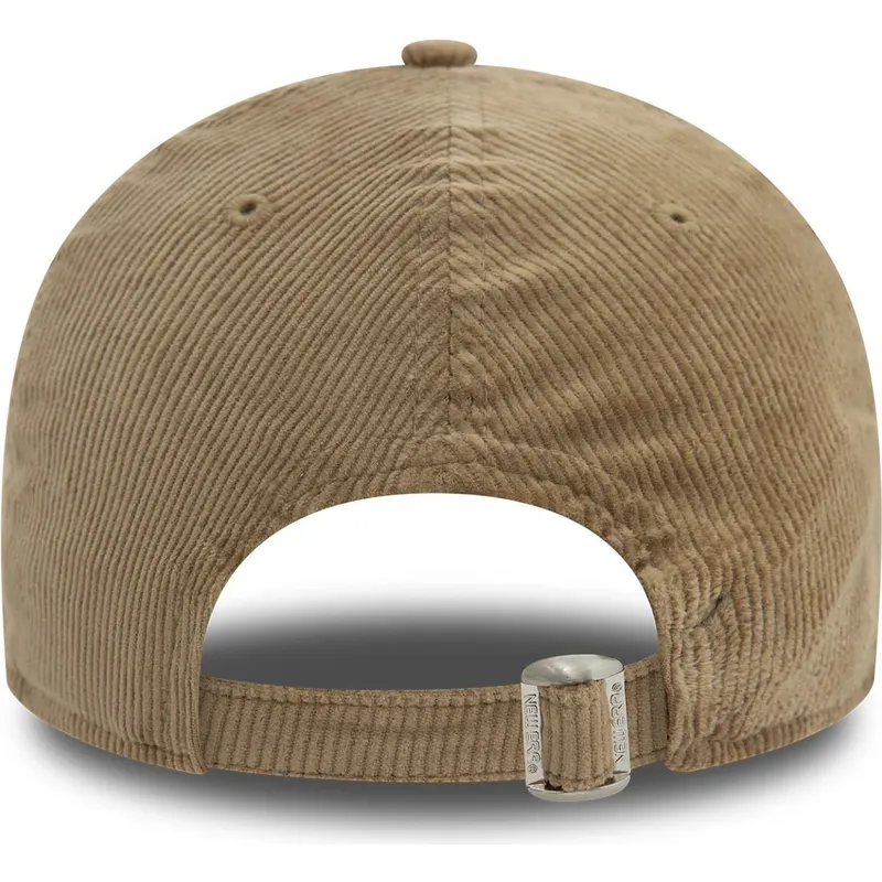 buet-beige-justerbar-9forty-cord-kasket-af-new-york-yankees-mlb-fra-new-era