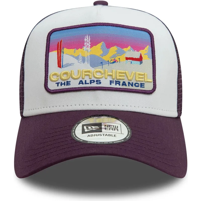 kasketter-buet-violet-snapback-a-frame-ski-patch-fra-courchevel-ciudades-y-playas-af-new-era